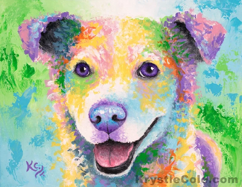 Dog Art Print - Buddy