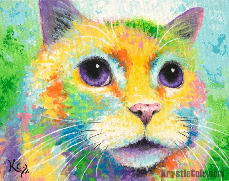 Cat Art Print - Clyde