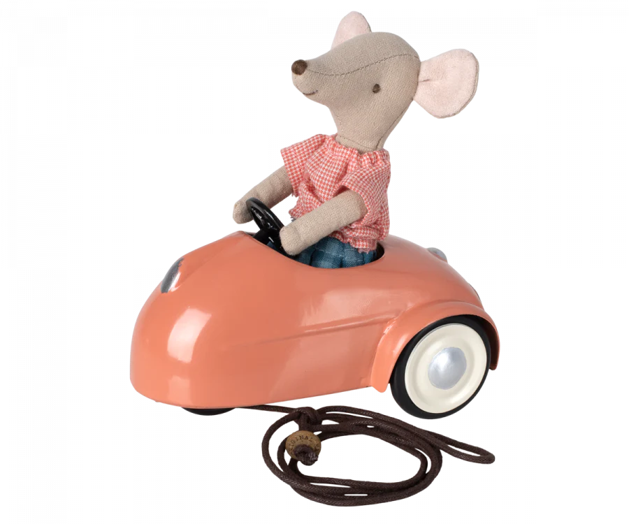 Maileg Mouse Car Coral