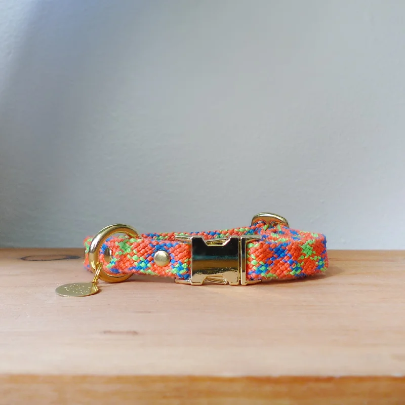 Saimin Flat Rope Collar - Playdoh Peach