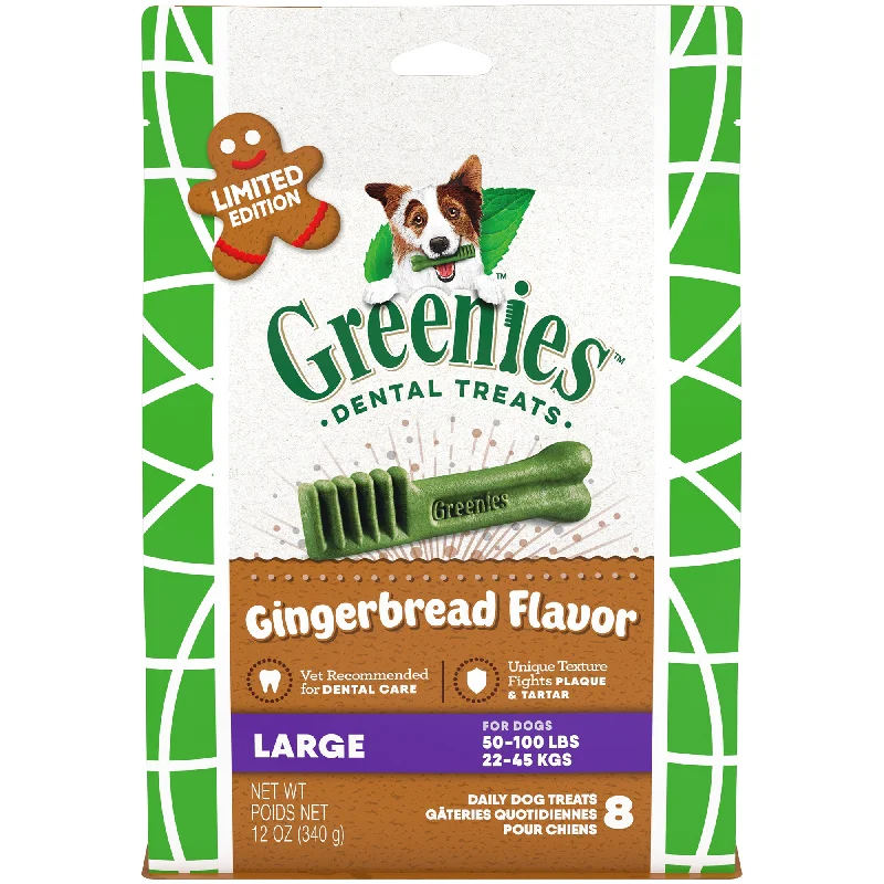 GREENIES - Gingerbread Large Dog Treat (340g)