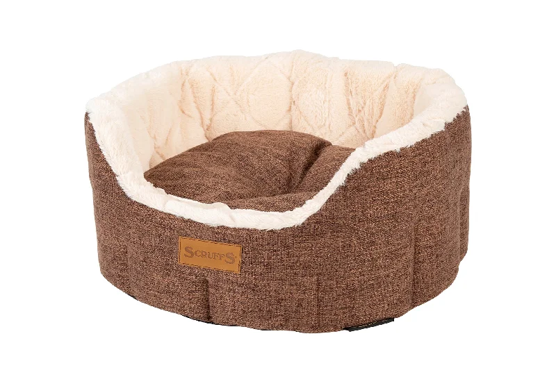 Scruffs - Woodlands Oval Bed Brown (55cm)