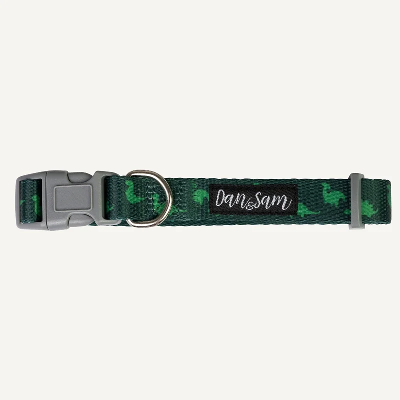 Dan & Sam - Dog Collar (Dinosaur Land) - Large