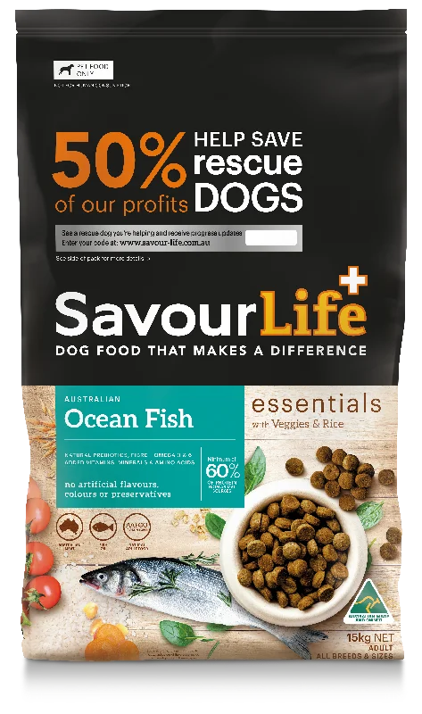 SavourLife - Essentials Ocean Fish Dog Dry Food (15kg)