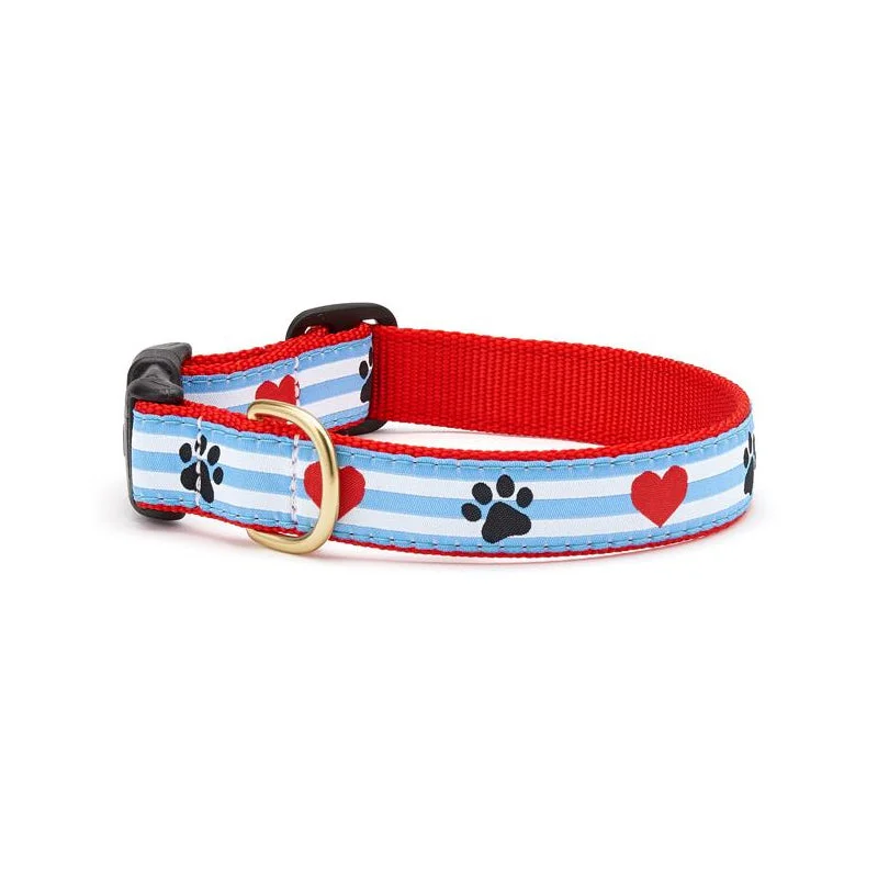 Pawprint Stripe Collar