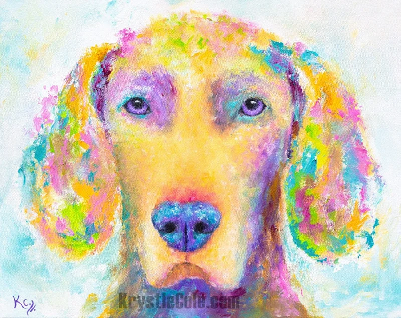 Weimaraner Art Print