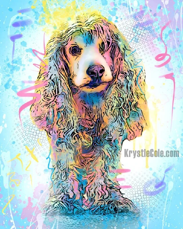 Cocker Spaniel Standing Art Print