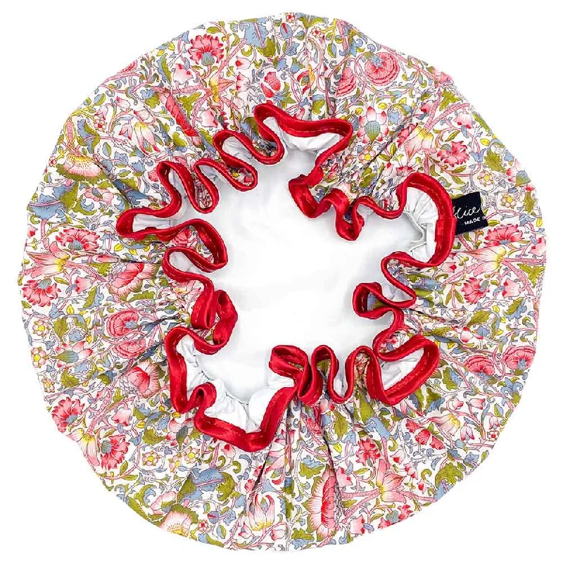 Alice Caroline - Liberty Shower Cap Lodden Wild Cherry | Gifting