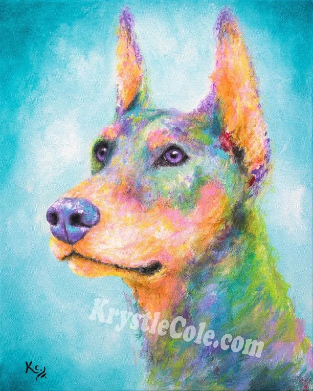 Doberman Pinscher Art Print