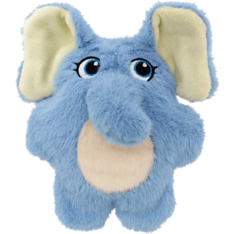 KONG Snuzzle Kiddos Elephant Tough Squeaky Plush Dog Toy Small