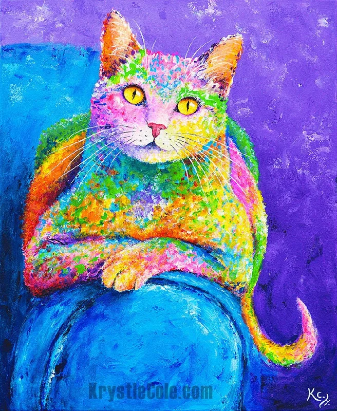 Cat Art Print - Miss Karma