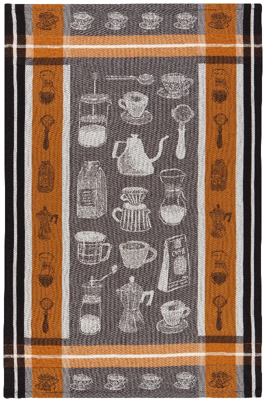 Coffee Break Jacquard Tea Towel