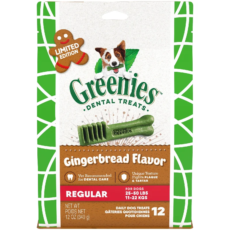 GREENIES - Gingerbread Regular Dog Treat (340g)