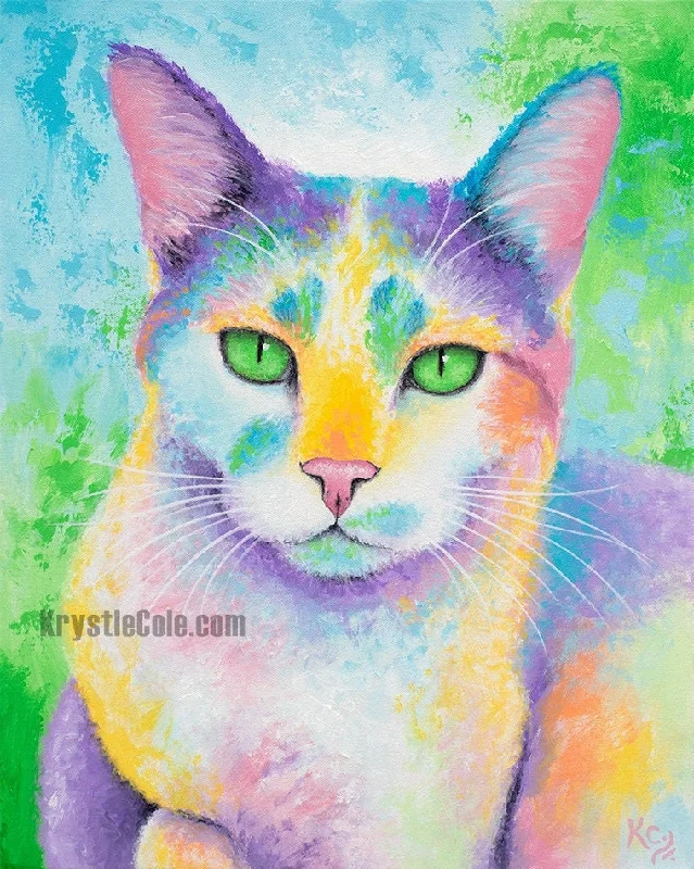 Cat Art Print - Alley Cat