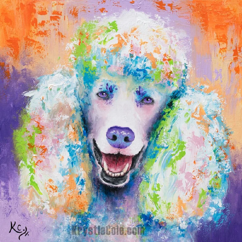 Poodle Art Print