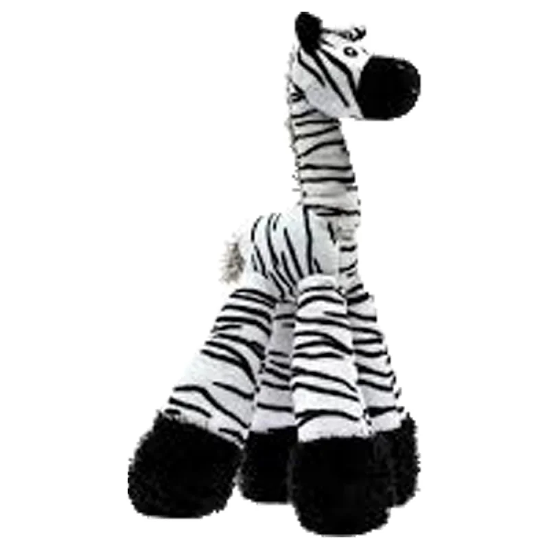 Patchwork - Long Legs Zebra Dog Toy (12in)