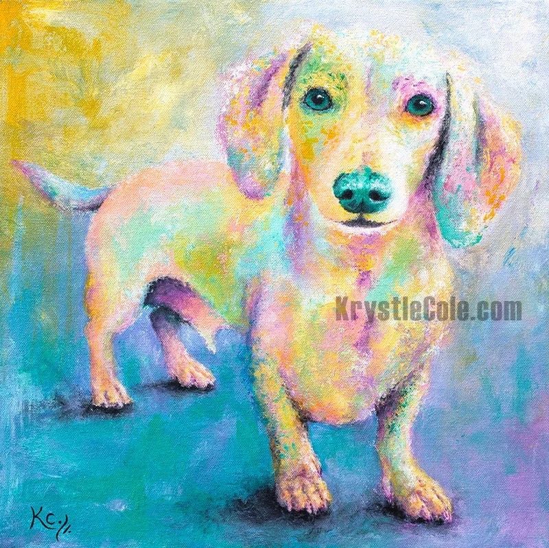 Dachshund Art Print - Harry