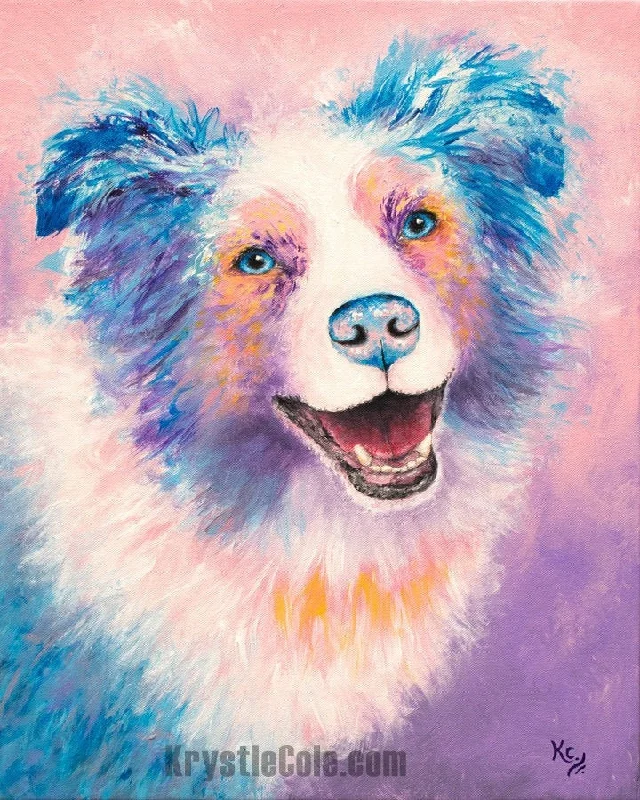 Australian Shepherd Aussie Dog Print