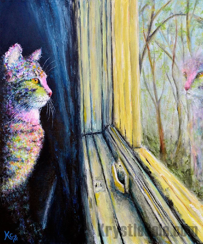 Cat Art Print - The Observer