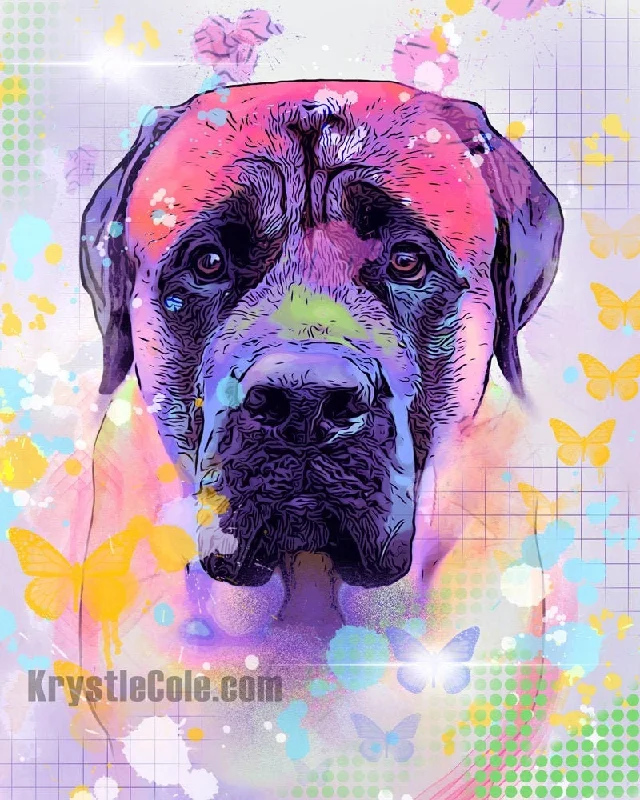 English Mastiff Art Print - Idaho