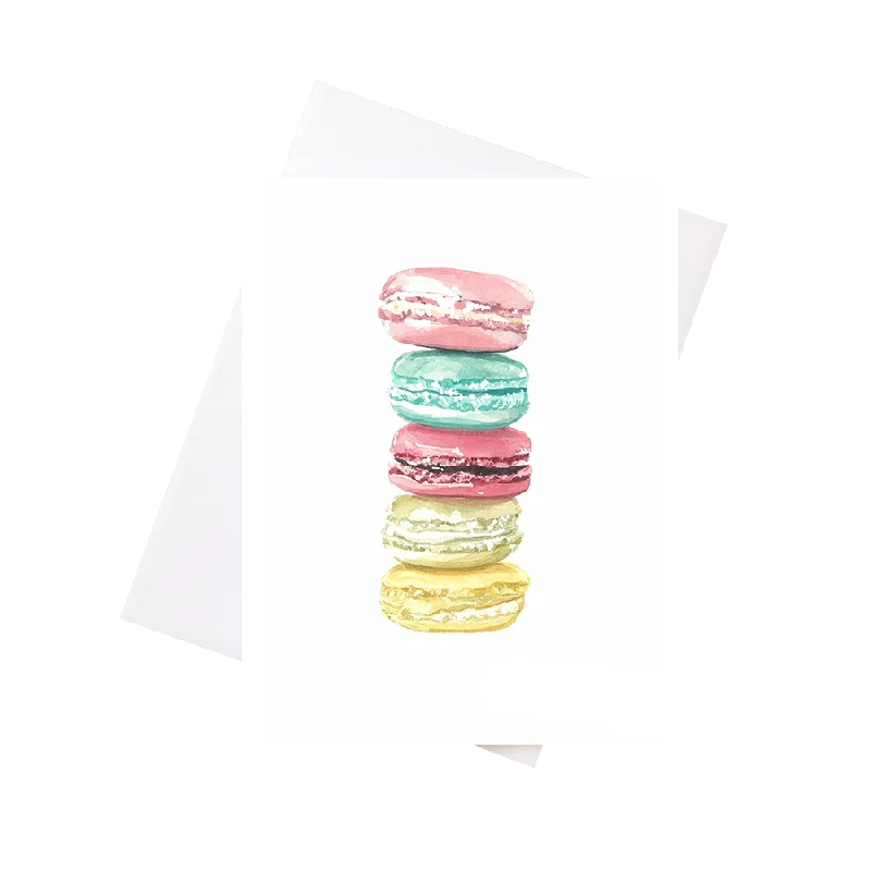 Macarons Greeting Card