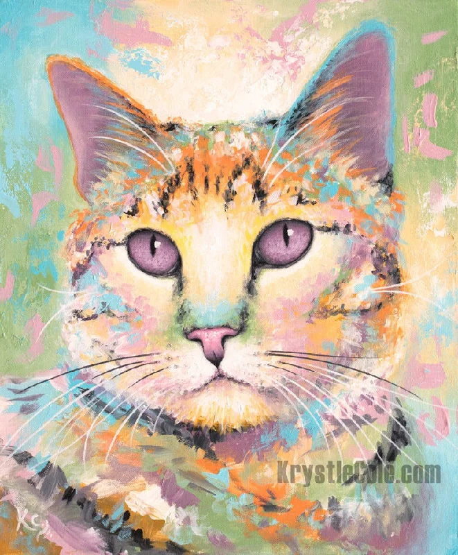 Cat Art Print - Mr Love