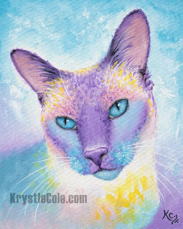 Siamese Cat Art Print