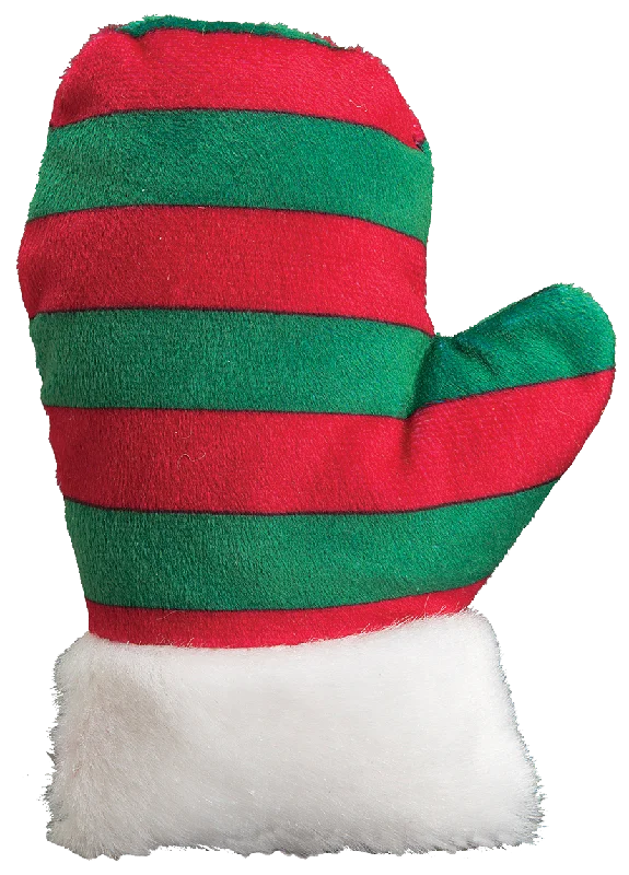 Patchwork - Christmas Mitten Dog Toy (6in)