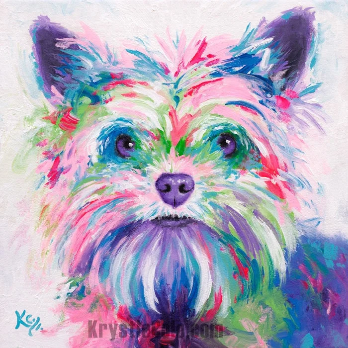 Yorkie Yorkshire Terrier Art Print