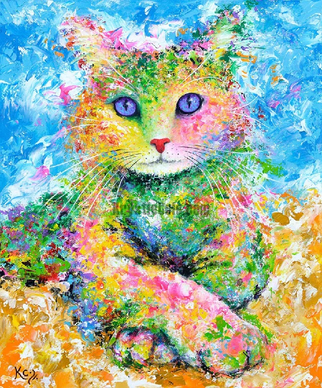 Cat Art Print - Karma