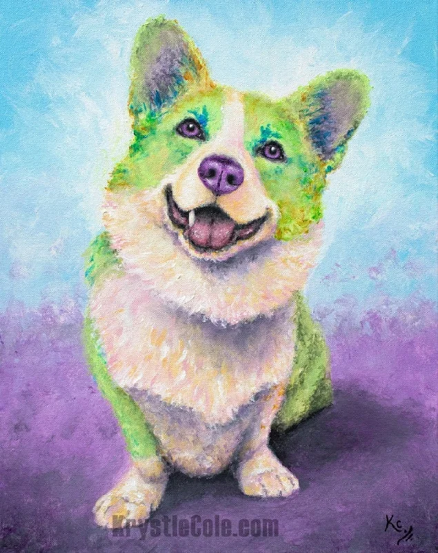 Corgi Art Print