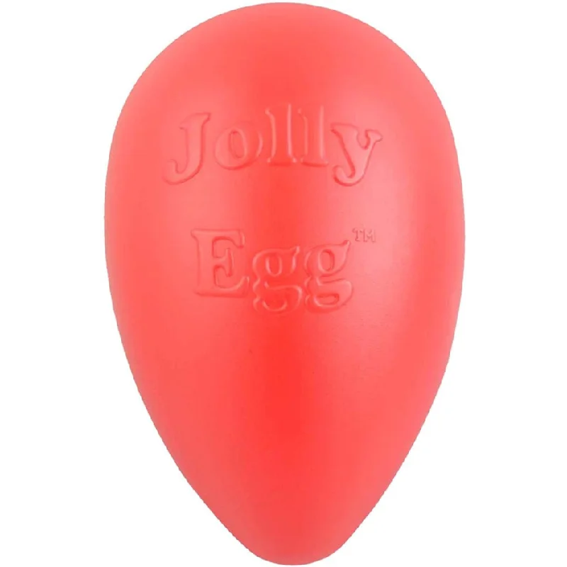 Jolly Pets Egg Dog Toy Red