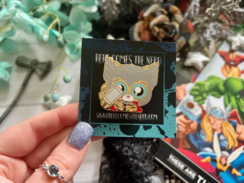 God of ThunPurr - Enamel Pin