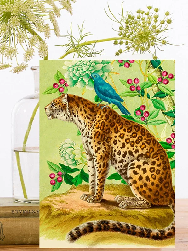 Leopard Blank Greeting Card