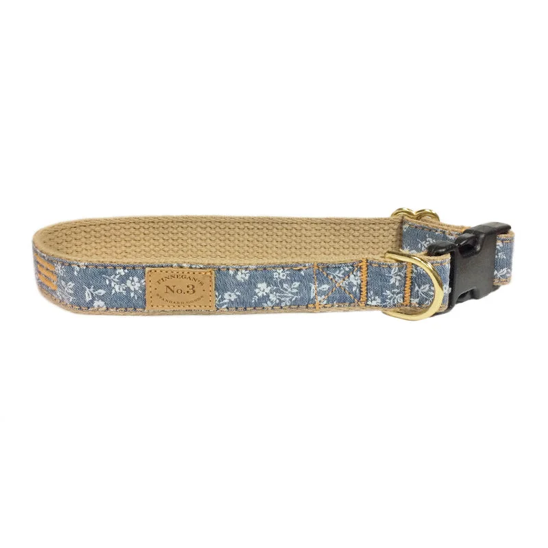 Chambray Floral Collar