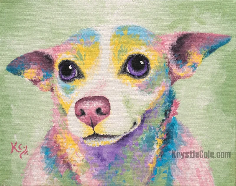 Chihuahua Art Print - Pricilla