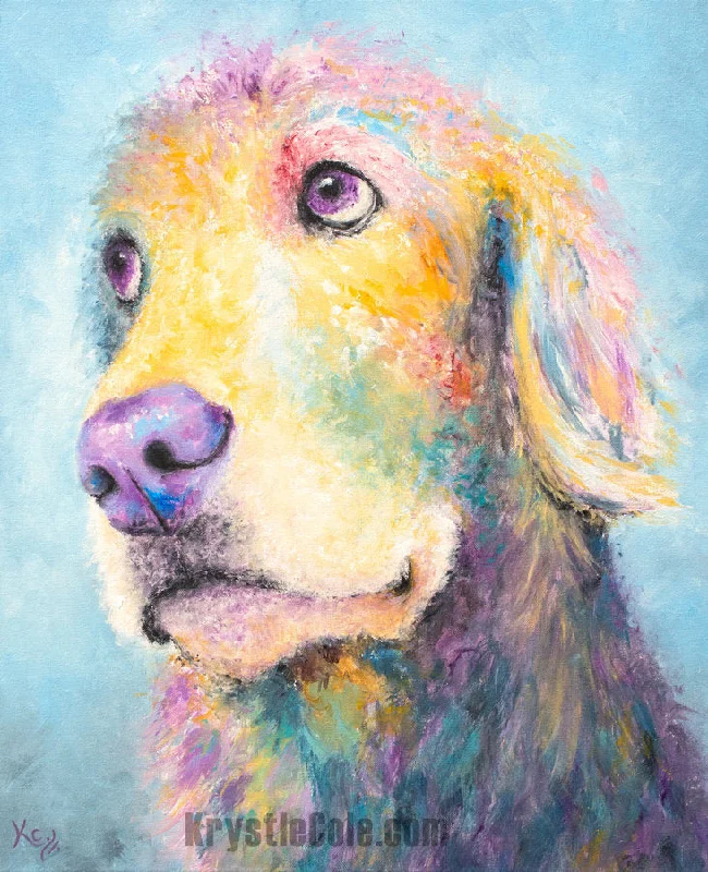 Golden Retriever Art Print - Mr Jones