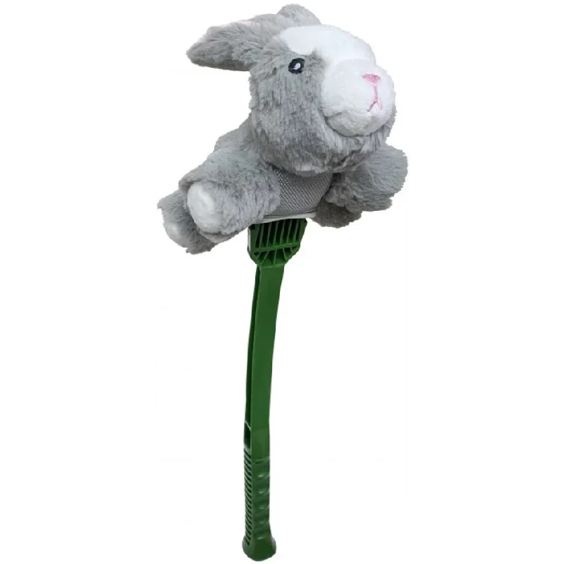 Furry Flingerz on Stick Rabbit Dog Toy