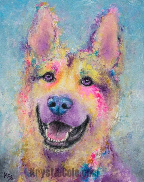 German Shepherd Art Print