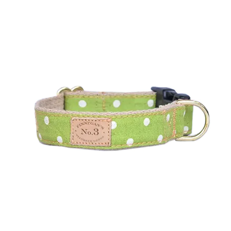 Lime Dot Collar