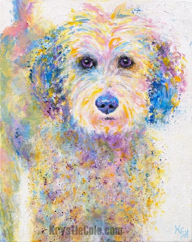 Golden Doodle Art Print - Oliver