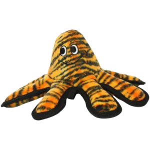 VIP Tuffy's Mega Octopus Tiger Print Dog Toy