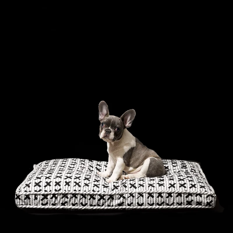 Classic-X Print Dog Bed