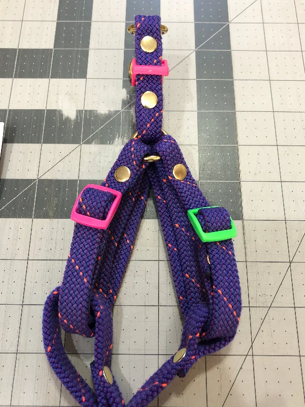 Marley Flat Rope Harness - Purple Pink