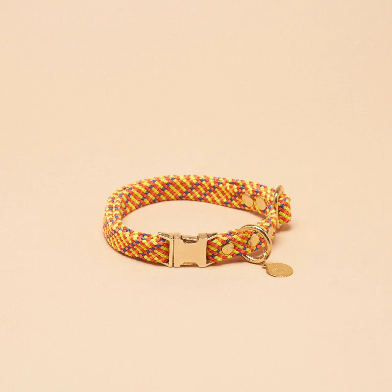 Saimin Flat Rope Collar - Sun Daze