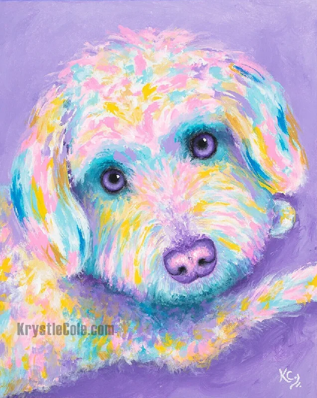 Maltipoo Dog Art Print