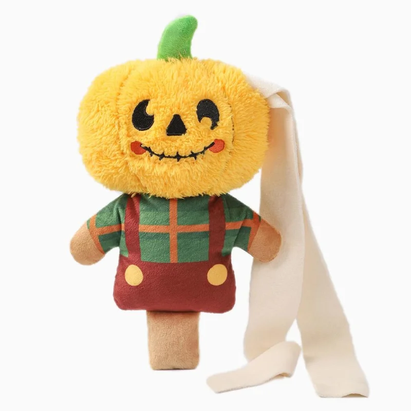 Hugsmart Pet Howloween Night Scarecrow Plush Dog Toy