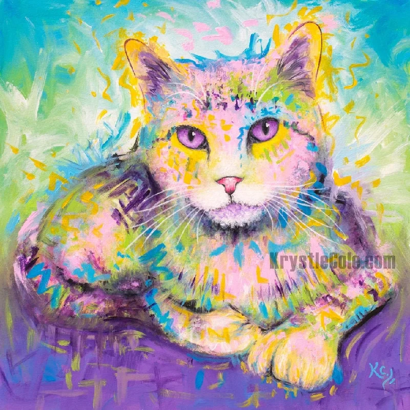 Polydactyl Cat Art Print - Twinkle Toes