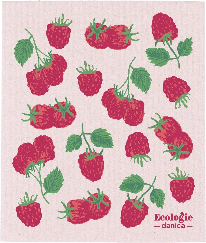 Swedish Dishcloth Raspberries