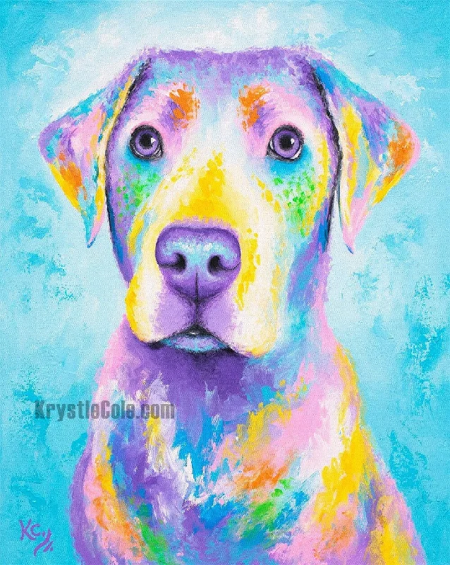 Labrador Retriever Art Print - Tika